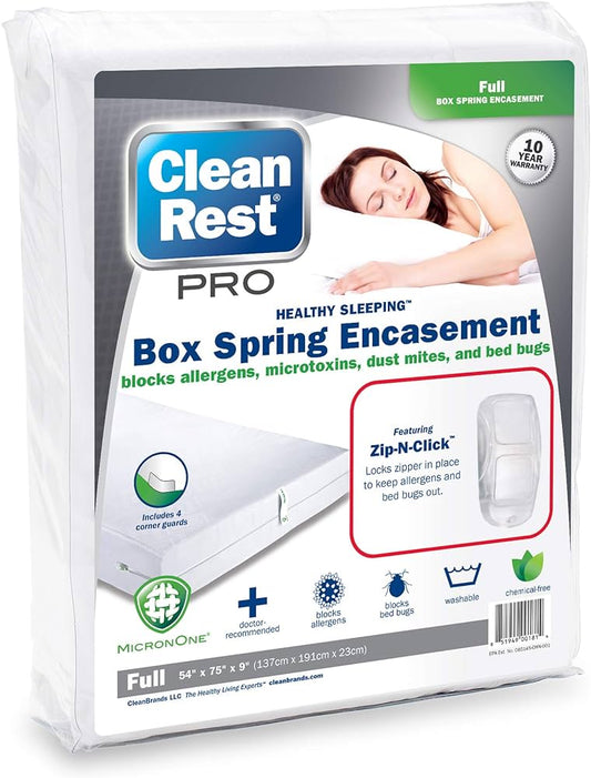 Full Box Spring Encasement Clean Rest Pro - Broadway Pest and Home services