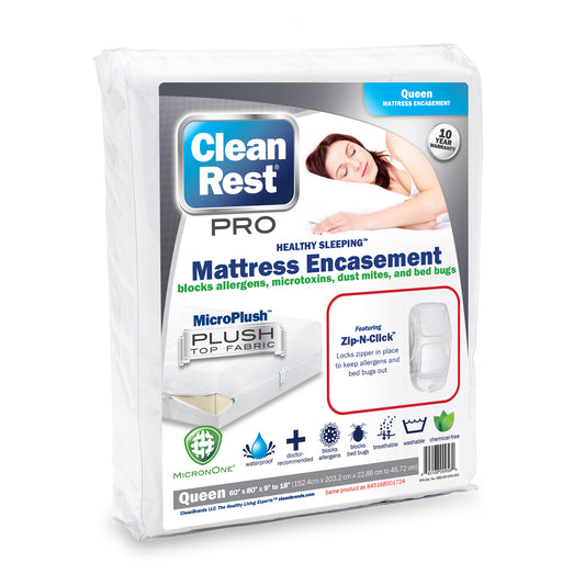 Queen Mattress Encasement Clean Rest Bug Tech - Broadway Pest and Home services