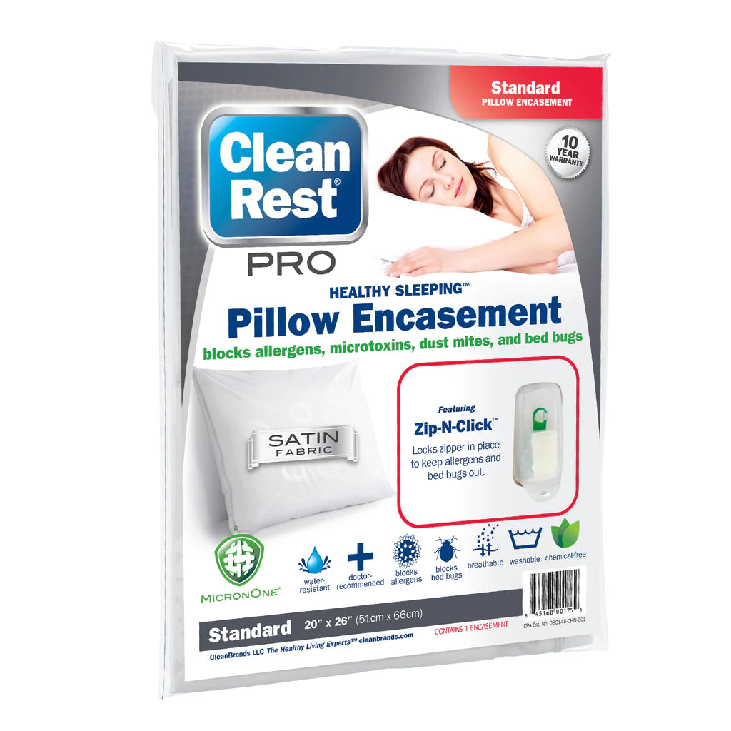Standard Pillow Encasement Clean Rest Simple - Broadway Pest and Home services