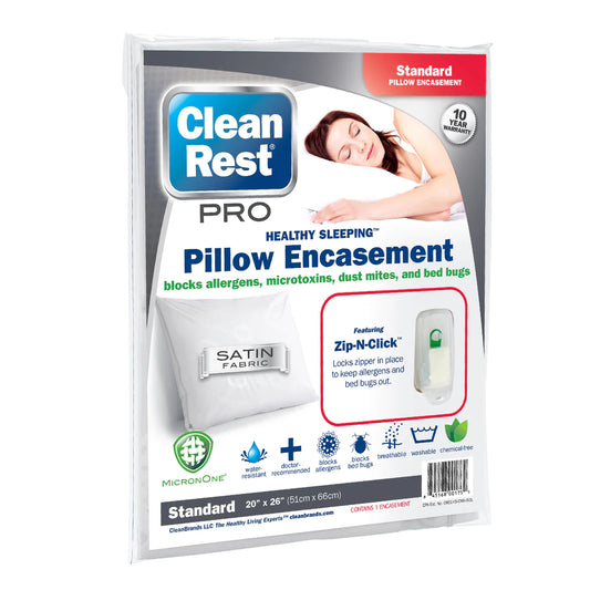 Standard Pillow Encasement Clean Rest Simple - Broadway Pest and Home services