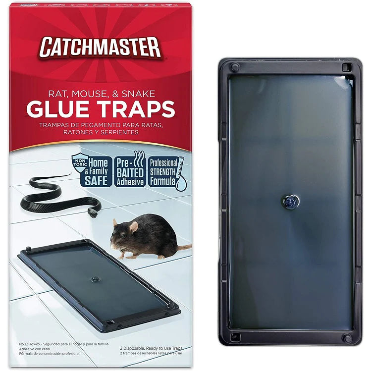 Catchmaster Black Plastic Glue Traps 2pk - Broadway Pest and Home services